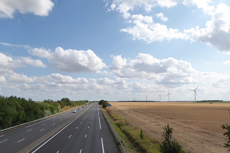 Tussen Poitiers en Bordeaux A10